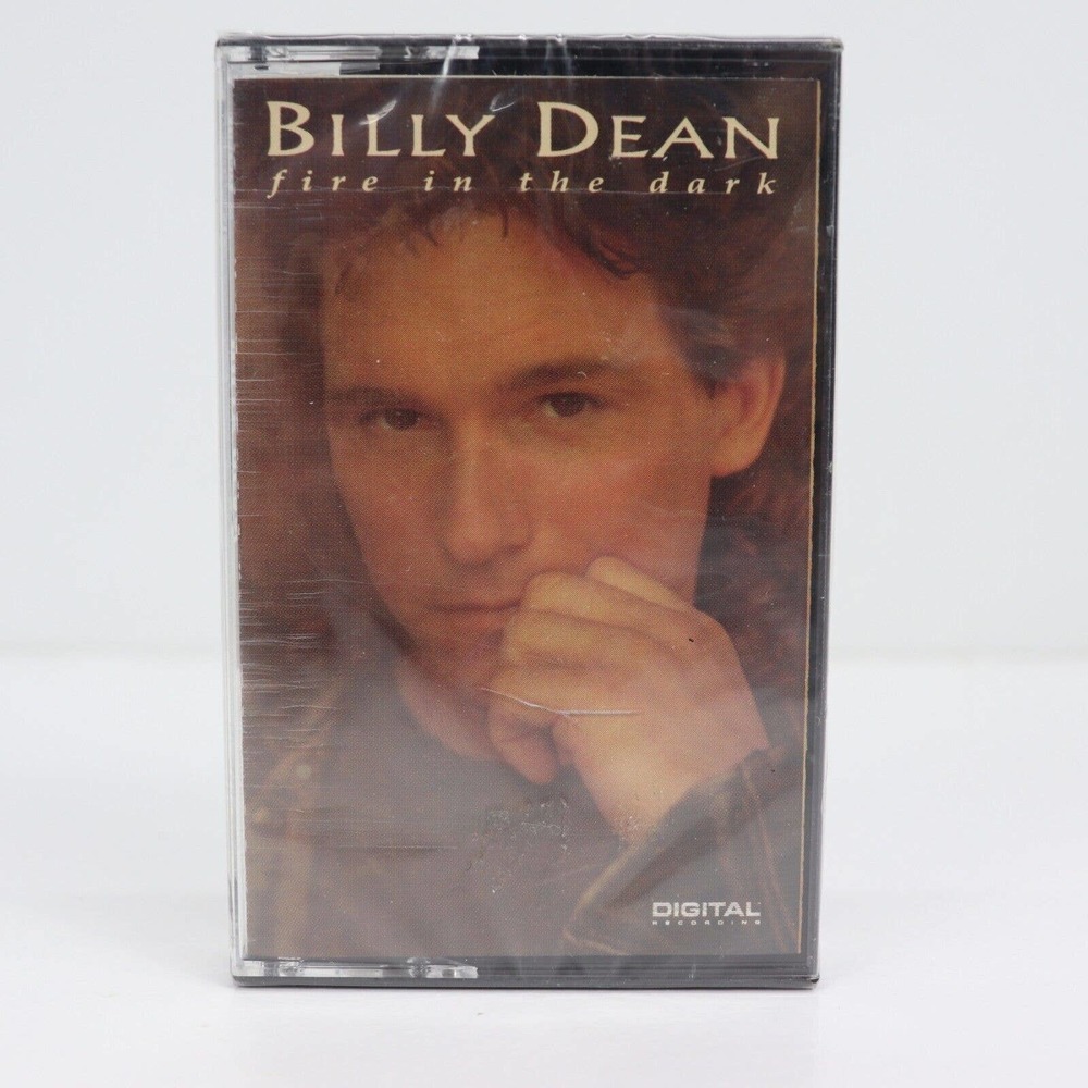 Billy Dean Fire In The Dark Vintage Sealed Cassette